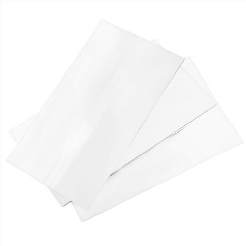 100 peças de saco branco de 5 x 10 polegadas para 567G, filme retrátil de transferência de calor 1
