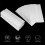 100 peças de saco branco de 5 x 10 polegadas para 567G, filme retrátil de transferência de calor 5