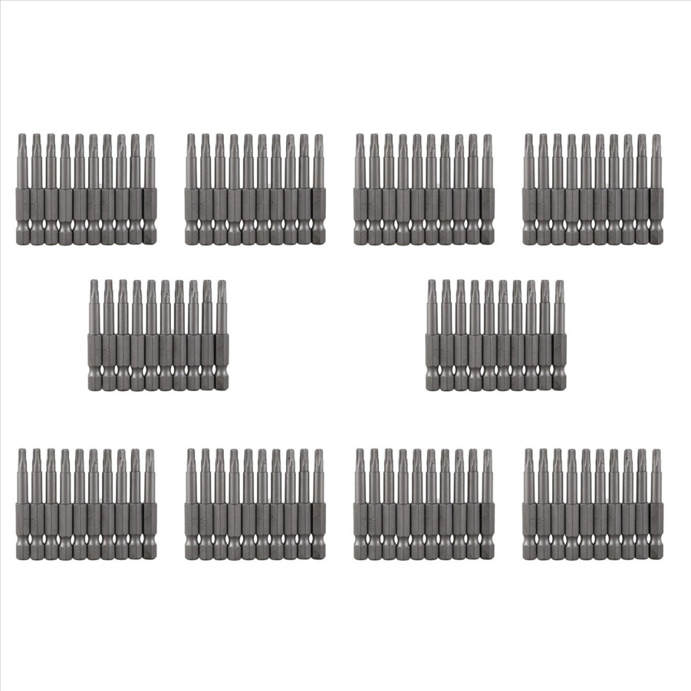 6.3Mm Hexagon Shank 4Mm T20 Magnetic Tip Torx Screwdriver Bits 10 Pcs 4853158867768