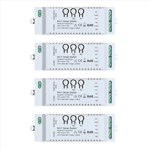 2CH WiFi Smart Switch DIY Timer APP 85-265V USB 5V 2.4G WiFi