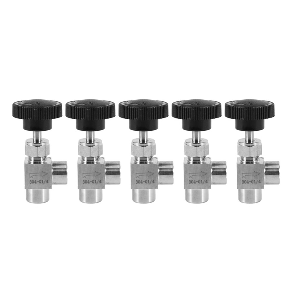 Adjustable Needle Valve 1/4Inch Female Thread Ss304 For Water Gas 4853158834784