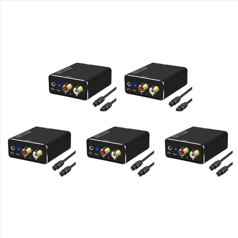 Digital To Analog Audio Converter & 3.5Mm Aux Stereo Audio Adapter 4853188062669