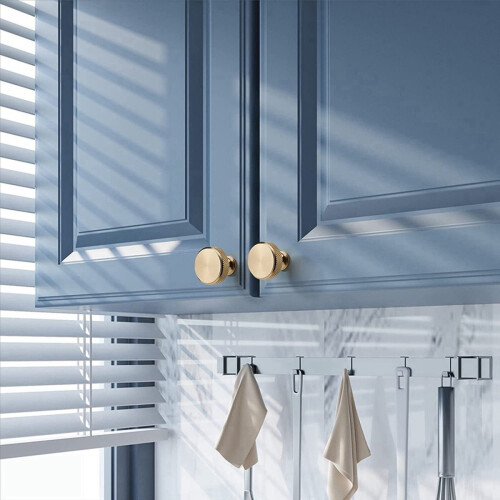 10Pcs Round Kitchen Cabinet Pulls for Dresser, Cupboard and Wardrobe 1