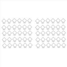 30Pcs 3D Floating Coin Display Frame Stand Storage Boxes B