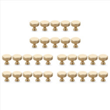 10Pcs Round Kitchen Cabinet Pulls for Dresser, Cupboard and Wardrobe