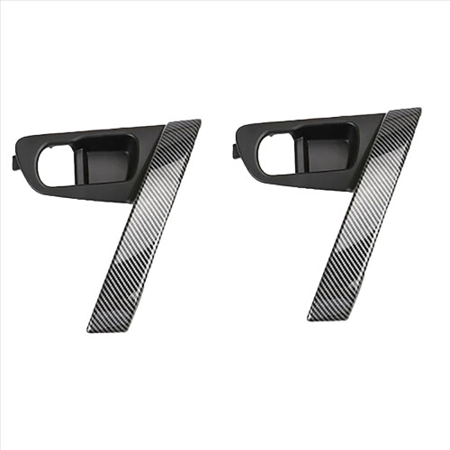 Carbon Fiber Interior Door Handles Base Interior Door Handle Left 2