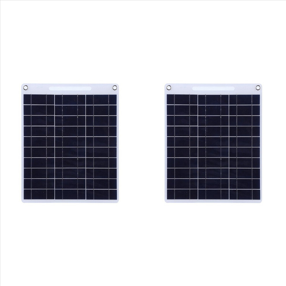 60W Solar Panel Portable 5V Dual Usb Fast Charger Panel Kit 4853158821937