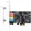 Κάρτα ήχου PCIe 5.1, κάρτα PCI Express Surround, στερεοφωνικός ήχος 3D 2