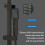 Bathroom Mixer Shower Thermostatic Dual Head Square Head Handset 3