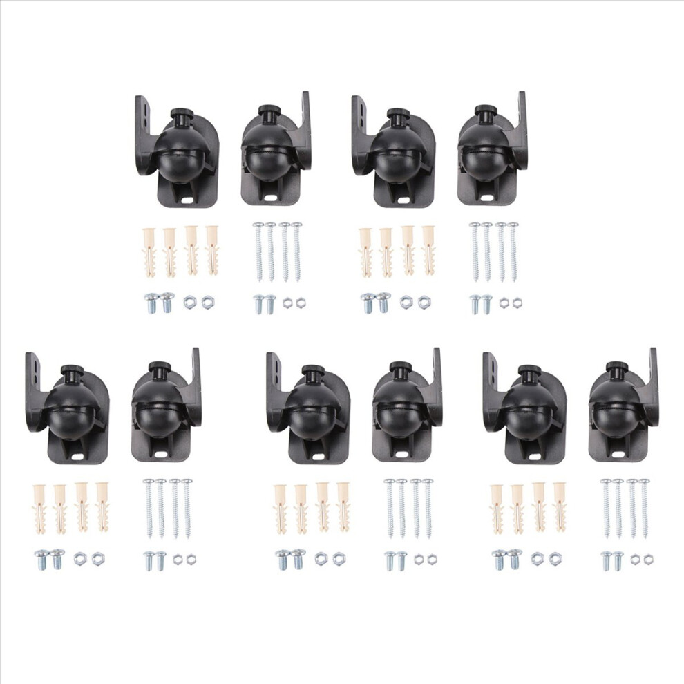 Universal Rotatable Speaker Wall Mount Stand Bracket 1 Pair 4852133335773