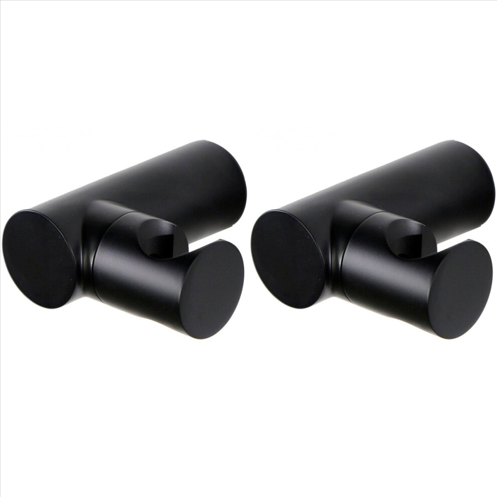Bathroom Shower Head Bracket Brass Wall-Mounted Black Accessories 4853158895389