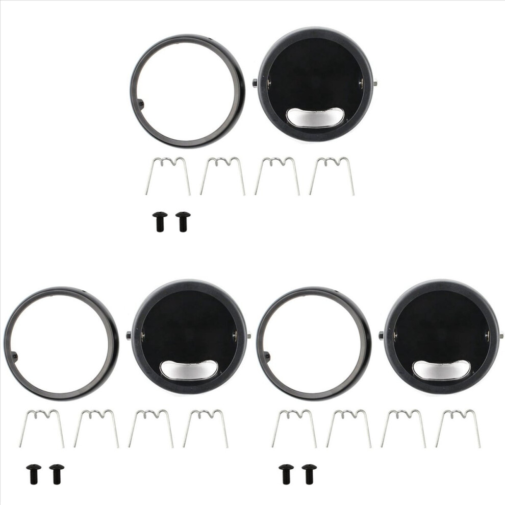 5.75 Inch Motorcycle Headlights Housing For Motorcycle Black 4853188002443