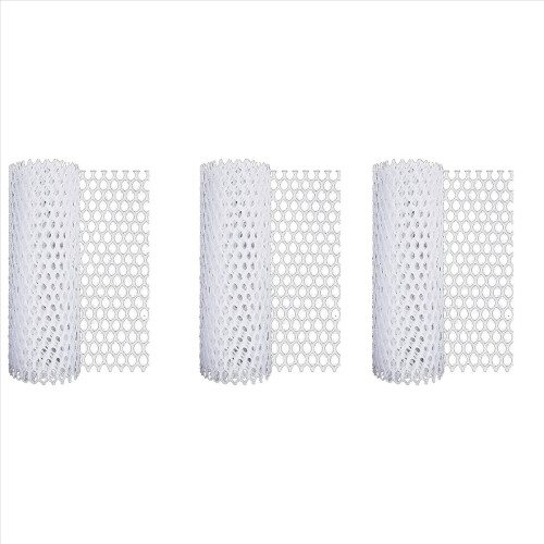 Grillage à poules en plastique, blanc