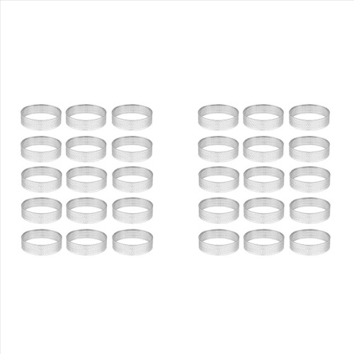 Heat- Perforated Cake Mousse Ring, Round Ring