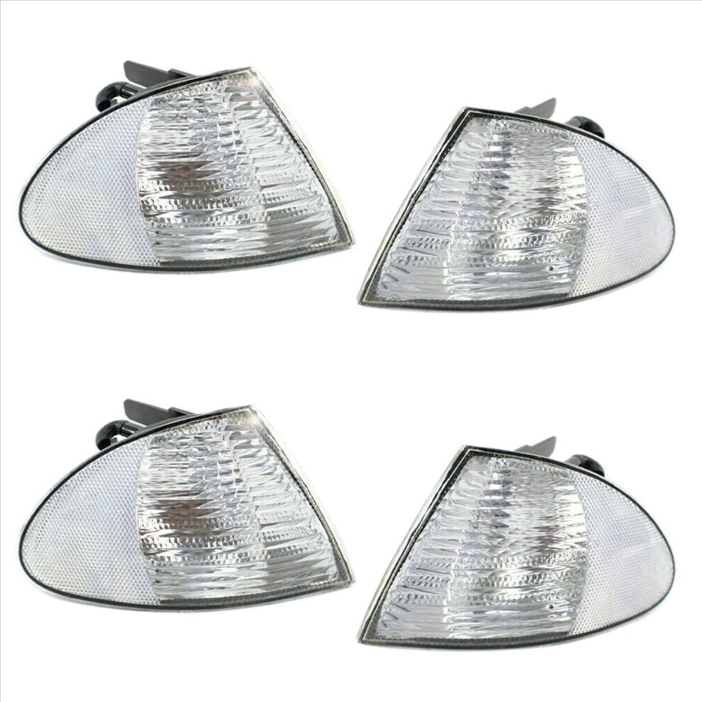 Pair Signal Corner Lights For 3 Series E46 1999-2001 Sedan Wagon 4853158868734
