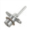 Zinc Alloy Drawer Cupboard Locker Cam Lock with Keys, Silver 5