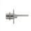 Zinc Alloy Drawer Cupboard Locker Cam Lock with Keys, Silver 3