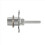Zinc Alloy Drawer Cupboard Locker Cam Lock with Keys, Silver 6