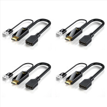 -Compatibele mannelijke naar DisplayPort vrouwelijke converterkabel 4K@60Hz
