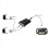 Εκτυπωτής USB 2 σε 1, χειροκίνητος μετατροπέας KVM 2 θυρών, μαύρος 2