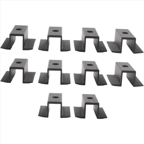10 x Centre Clamp PV Solar Panels, Module Clamp for All Frame Heights 2