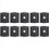 10 x Centre Clamp PV Solar Panels, Module Clamp for All Frame Heights 2