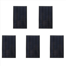 Carregador de células solares policristalinas armazenadas de 18 V e 2,5 W, 19,4 x 12 x 0,3 cm