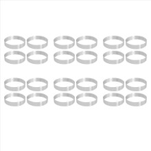 4 Pcs Circular Porous Bottom Tower Pie Cake Mould ,10cm