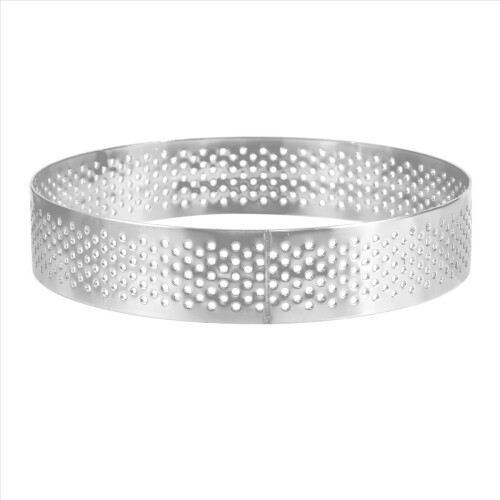 4 Pcs Circular Porous Bottom Tower Pie Cake Mould ,10cm 2