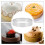 4 Pcs Circular Porous Bottom Tower Pie Cake Mould ,10cm 5