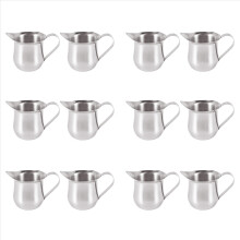 3Oz Stainless Steel Bell Creamer Espresso Shot Frothing Pitcher Cup