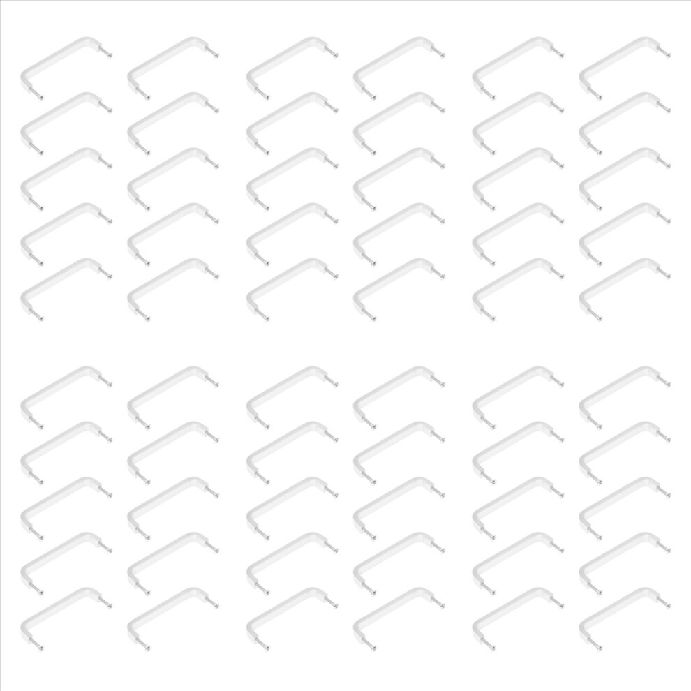 10 X Poignees Pour Porte De Tiroir Quincaillerie - D'argent Mat 4853158853020