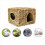 Guinea Pig Ferret Folding Straw Grass House 6
