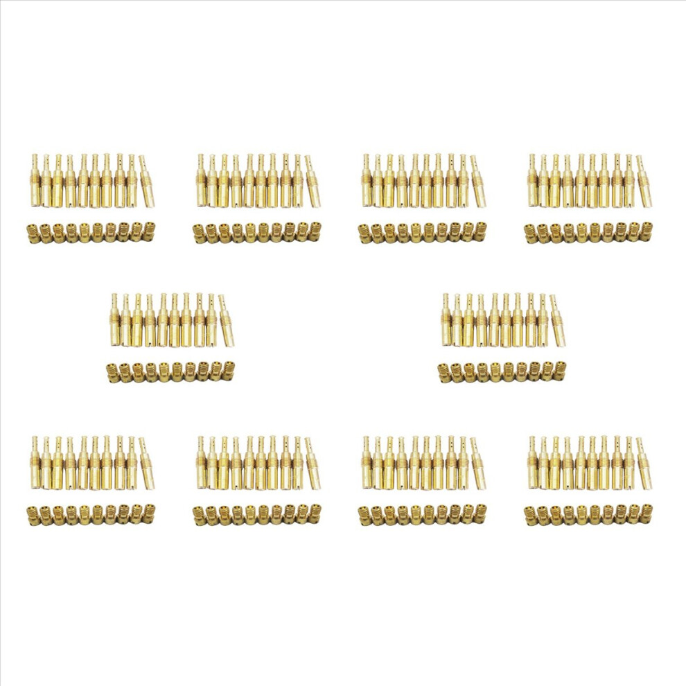 10Pcs Carburetor Main Jet Kit & 10Pcs Slow/Pilot Jet For Pwk 4852133351575