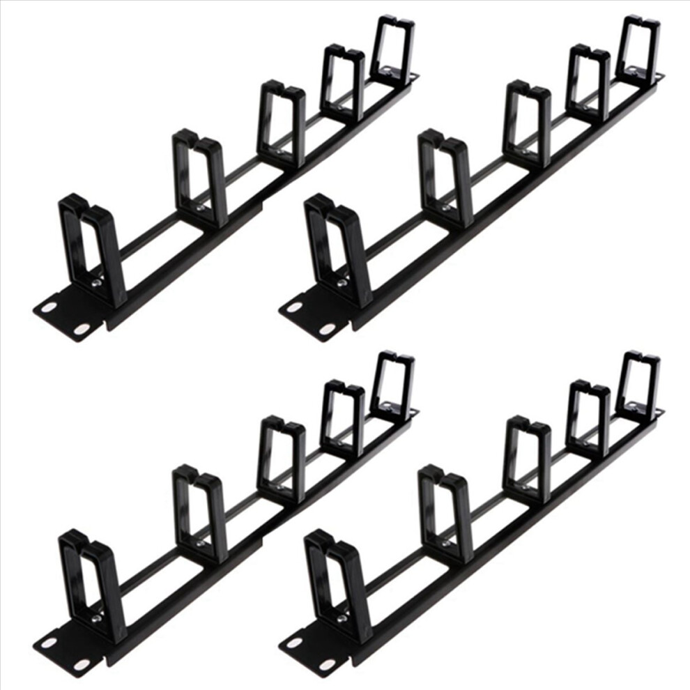 19 Inch 1U Rack Cabinets Cable Management Network Organizer Hollow 4853158855581