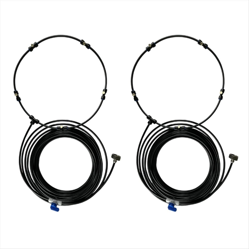 Outdoor Misting Fan Kit Fan Ring Tube Misting US Standard-image-OPC-PHP8VCB-NEW
