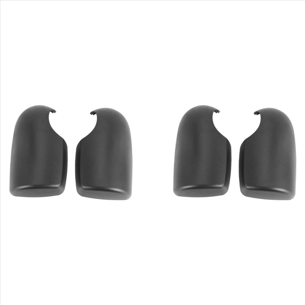 2Pcs Abs Door Wing Mirror For Transit Mk6 Mk7 2000-2014 Black 4853188007516