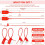 300 Pcs Plastic Tamper Seals, Numbered Zip Ties Security Tags 250mm 4