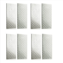 Lot de 2 pierres à aiguiser diamantées avec base (grain 400/1000)