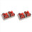2Pcs 150W 3Way Audio Speaker Crossover Treble+Midrange+Bass Crossover 1