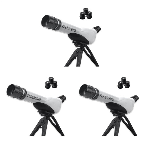 Telescópio astronômico infantil HD com câmera e multiocular