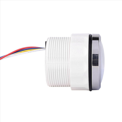Δείκτης Στάθμης Καυσίμου 52mm 0-190Ohm Με δυνατότητα εναλλαγής 240-33Ohm με Συναγερμό Λευκό 1