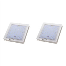 Luz de teto interna LED para trailer, trailer, motorhome, 10W, 6000K, branca