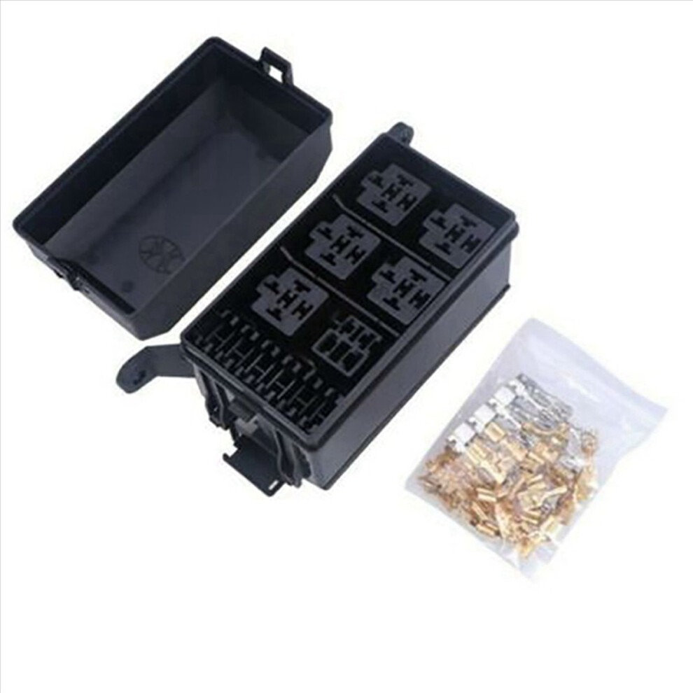 Fuse-Relay Box 5-Fuse Holders 6 Relay Block Holders Fuse-Block 12V 4852133337371