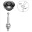 Aluminum Vehicle Hood Pins-Quick Release Lock Latch Bumper 3