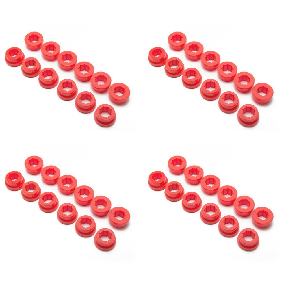 12Pcs/Lot Replacement Bushings For 88-05 Ek Eg Es Red 4853158814380