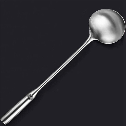 Soup Ladle, the Longer Handle Shovel Spoon Rustproof, Stainless 2