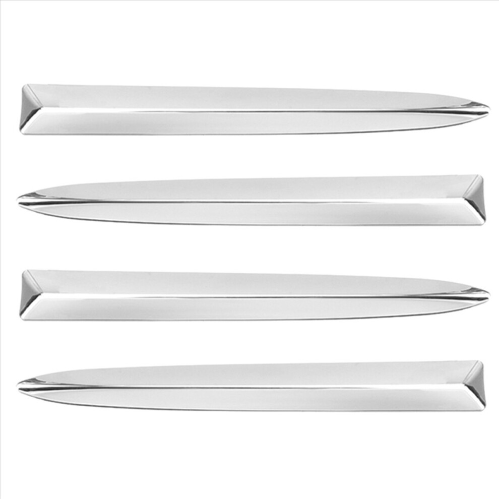 1Pair Front Bumper Upper Moulding Strips For 500 08-15 735455041 4853188090211