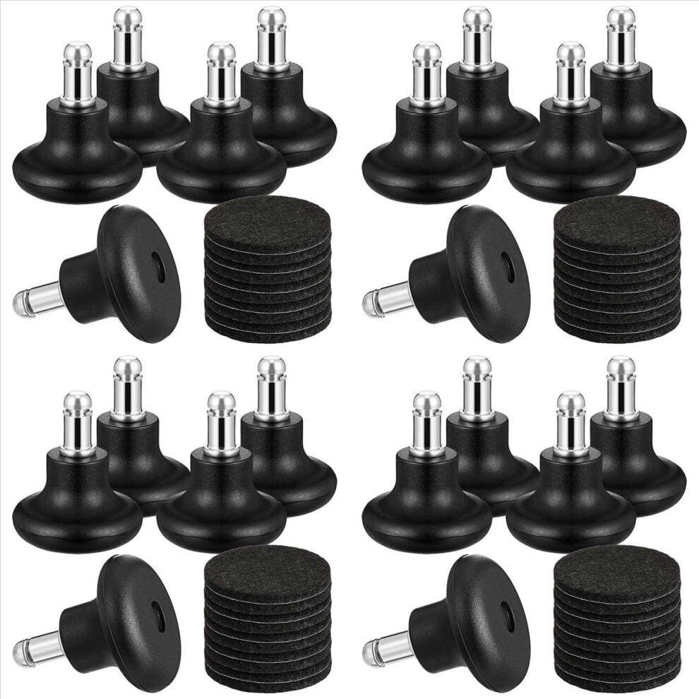 5 Pack Bell Glides For Office Chair Without Wheels,Stationary Castors 4853158874650