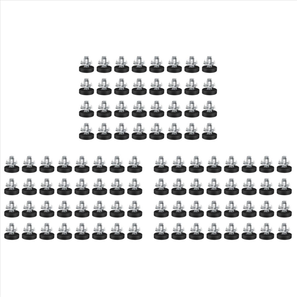 32 Pcs M6 Thread Adjustable Furniture Levelers Screw In Chair Feet 4853158810337